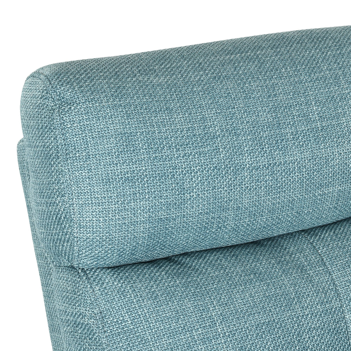Dextrus Upholstered Recliner Chair Single Sofa Adjustable Home Theater Seating w Studded, Blue A
