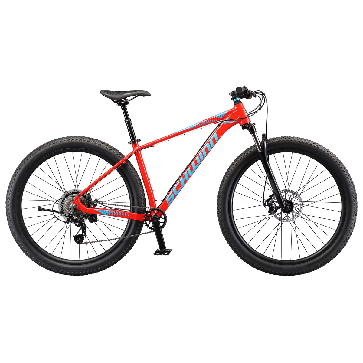 Schwinn Axum DP 29 inch Mens Mountain Bike, 19 inch Frame Adult Bicycle, Red