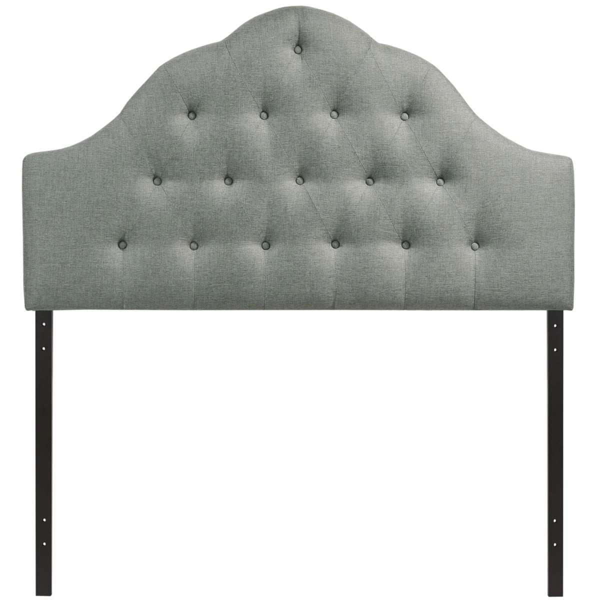 Modway Sovereign Queen Upholstered Fabric Headboard in Beige