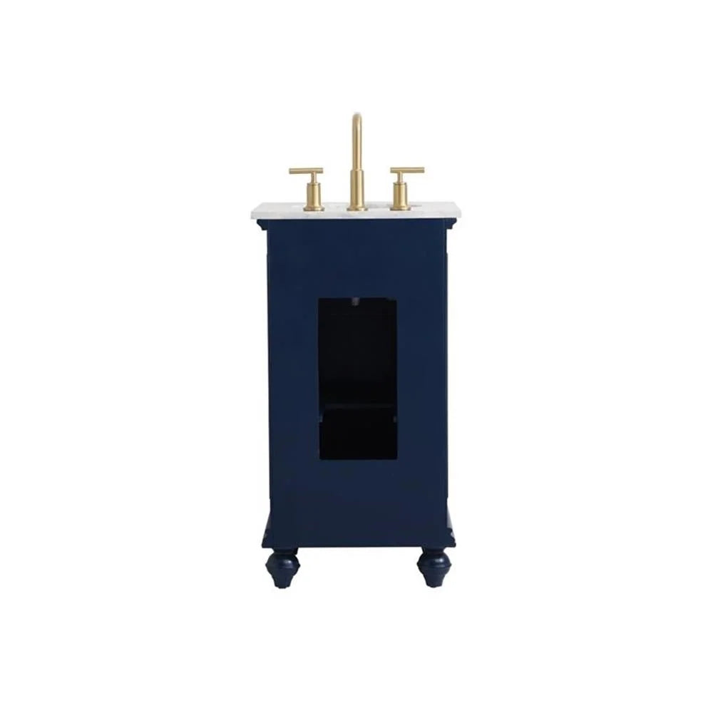 19 inch single bathroom vanity in vintage mint