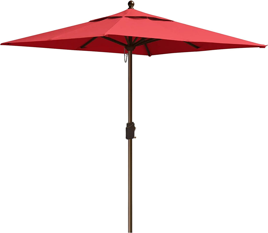 EliteShade Sunumbrella 6x6Ft Square Market Umbrella with Ventilation