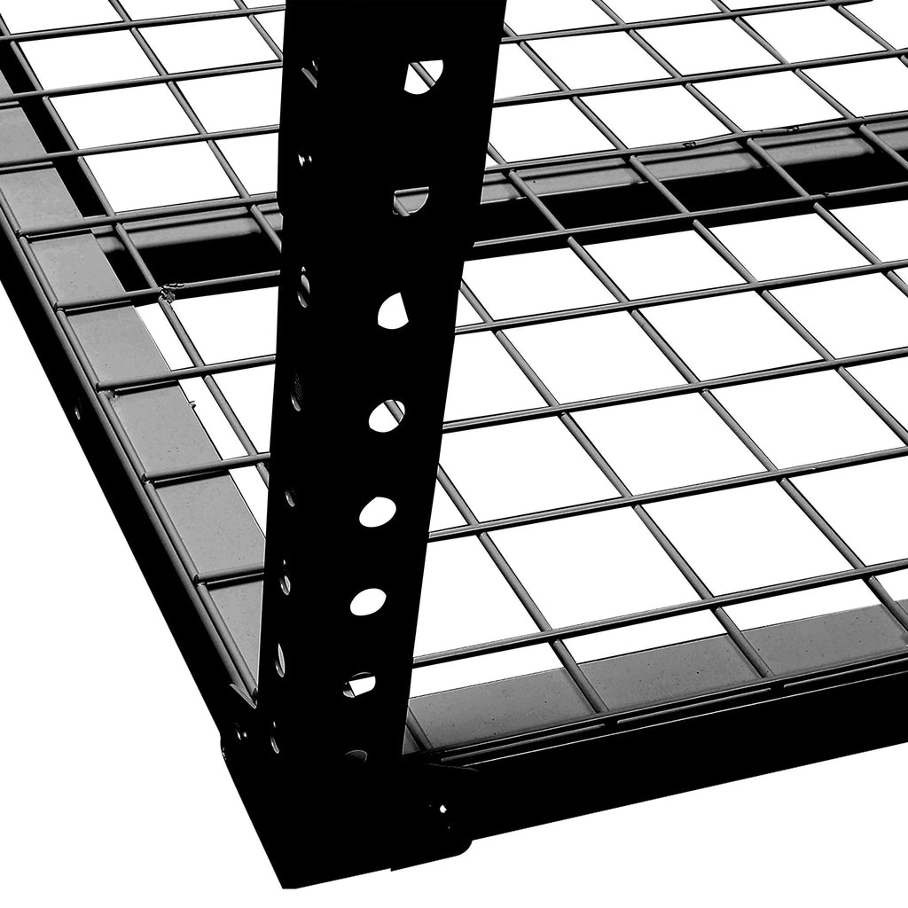 2x8FT Overhead Garage Storage Rack,Adjustable Storage Organization System,Heavy Duty Metal Garage Ceiling Storage Racks,450lbs Weight Capacity
