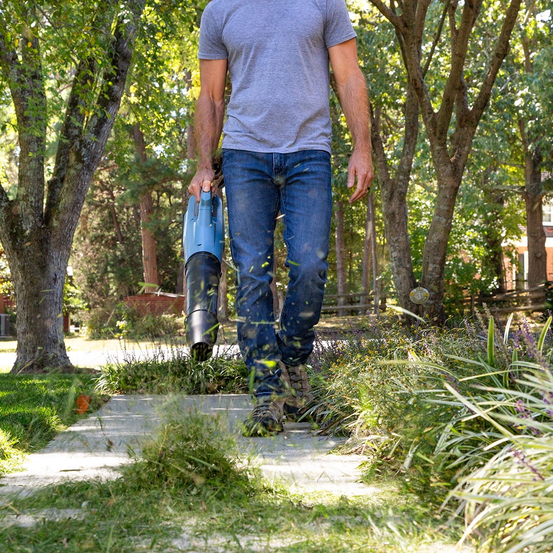 SENIX X6 60V Max* Brushless Cordless Leaf Blower with 4.0 Ah Battery and Charger, Variable Speed Up to 810CFM 170MPH, BLAX6-M1