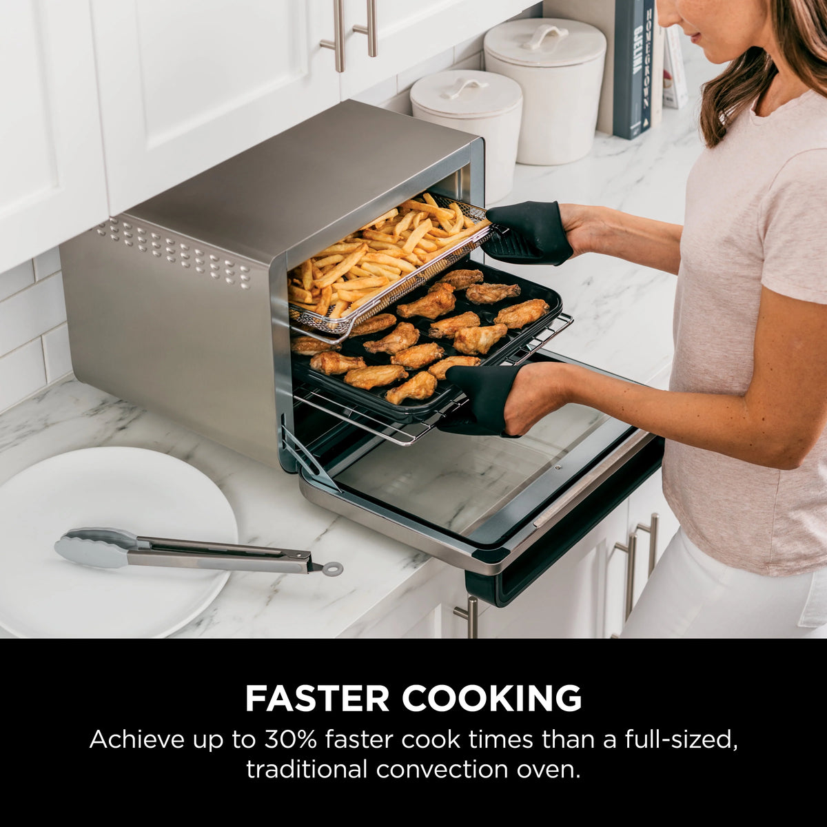 Ninja? Foodi??8-in-1 XL Pro Air Fry Oven, Large Countertop Convection Oven, DT200