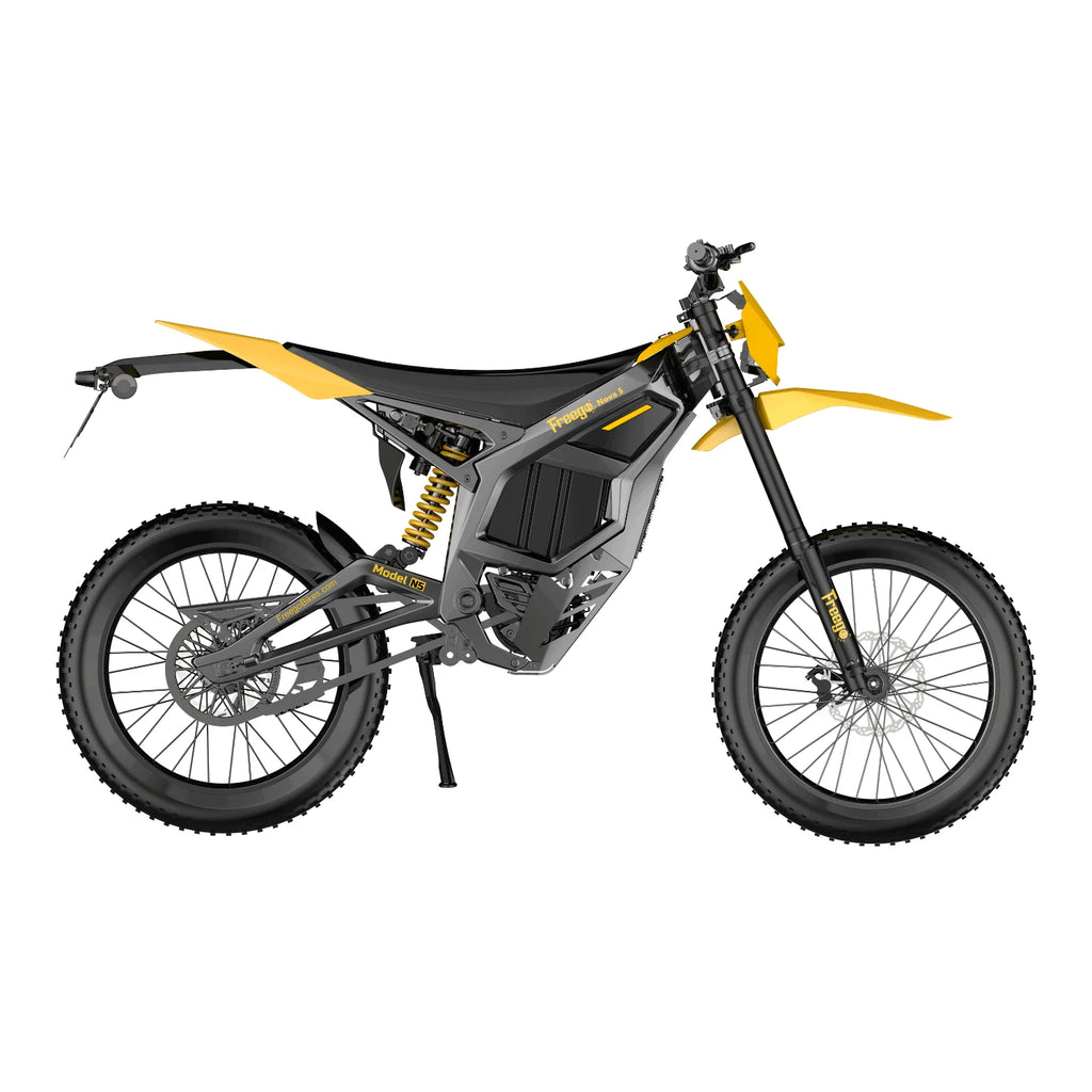 50MPH Electric Dirt Bicycle Freego X2 Pro,6000W(Peak)Motor Electric Motorcycle, Electric Bike for Adults, 60V30AH Battery, 19x2 Tire Full Suspension Hydraulic Brake Half Throttle UL2849