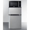 SEMMIT 2 Door Microwave & Refrigerator Freezer Combination