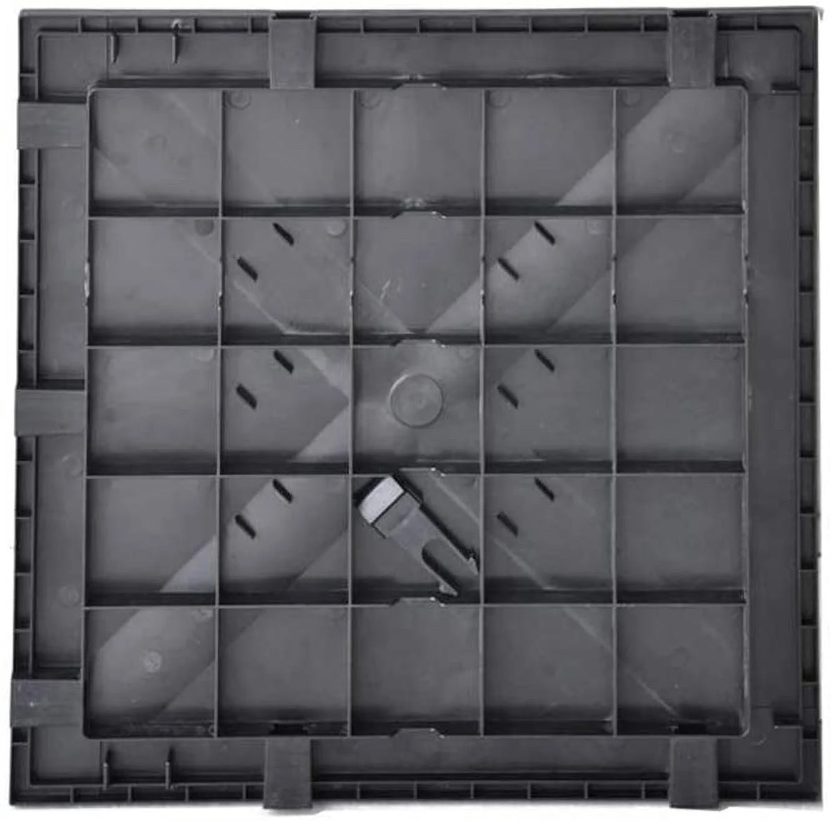 TentandTable Black Sparkle Portable Commercial Dance Floor - Indoor & Outdoor, 9 ft x 9 ft