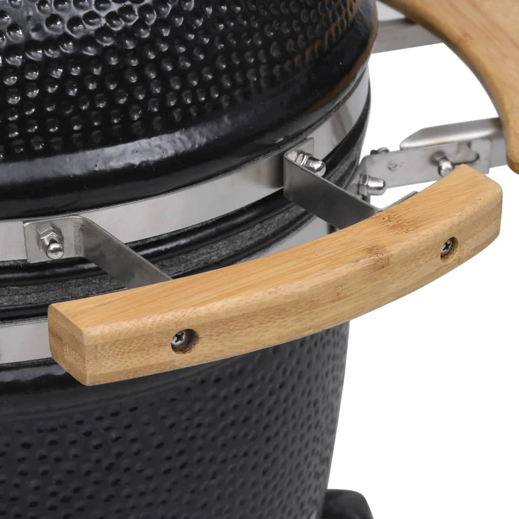vidaXL Kamado Barbecue Grill Smoker Ceramic 17.3"