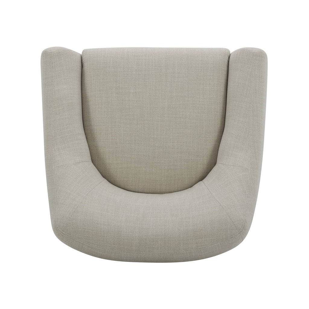Better Homes & Gardens Emerson Curvy Accent Chair, Truffle Brown Boucle