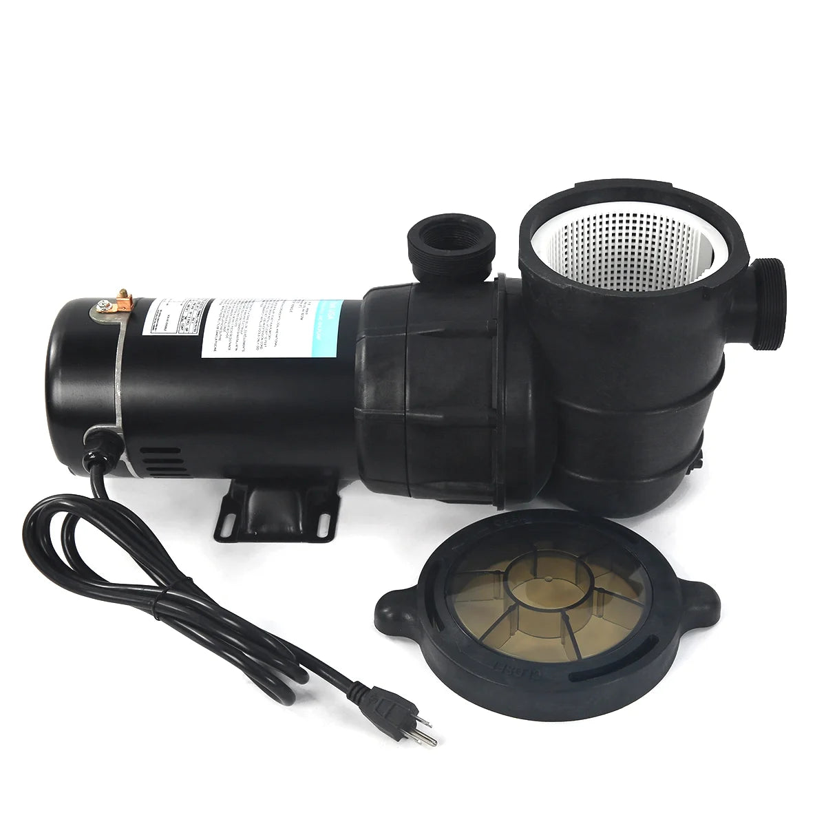 XtremepowerUS Sand Filter Pump for Above Ground Pool, 2400 GPH Pool Filter Pump, 7-Way Valve