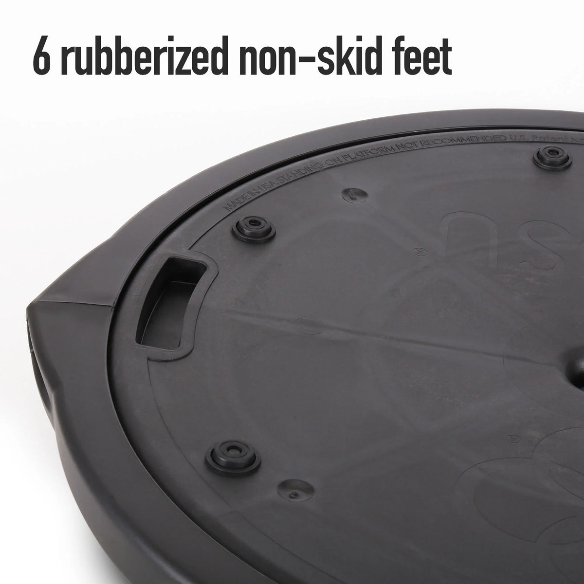 BOSU NexGen Home Fitness Exercise Gym Strength Balance Trainer, Black