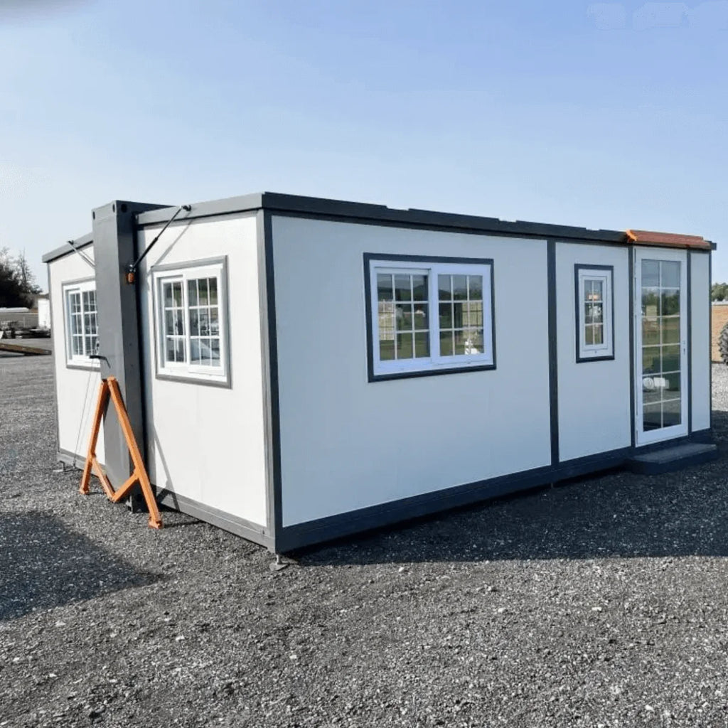 Portable Mobile Expandable Prefab House 15 x 20ft,Exquisitely Designed Modern Villa Prefab House for Live,Work