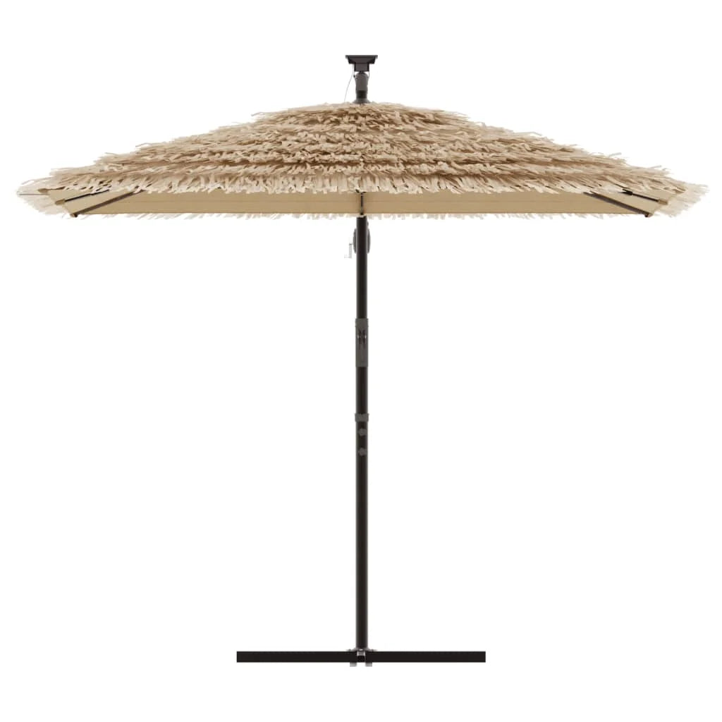 vidaXL Garden Parasol with Steel Pole Umbrella Sunshade Outdoor Patio Beach
