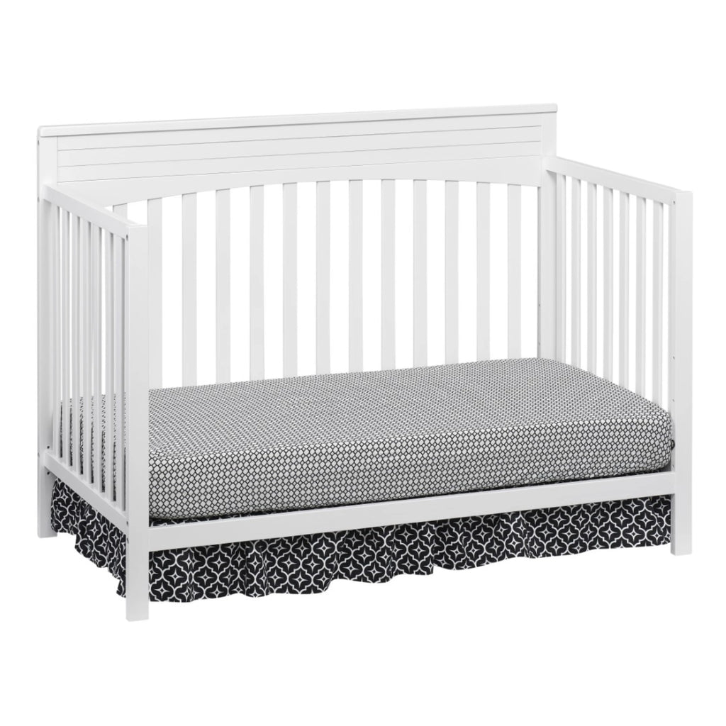 Oxford Baby Harper 4-in-1 Convertible Crib, Dove Gray, GREENGUARD Gold Certified, Wooden Crib