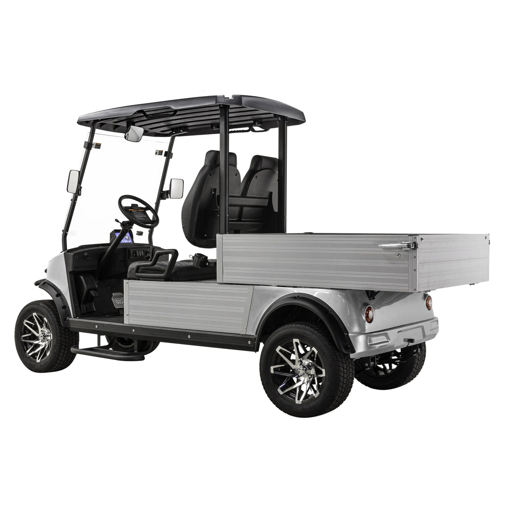 Massimo MVR Cargo Max Electric Utility Golf Cart 48V 5kW Motor - Blue