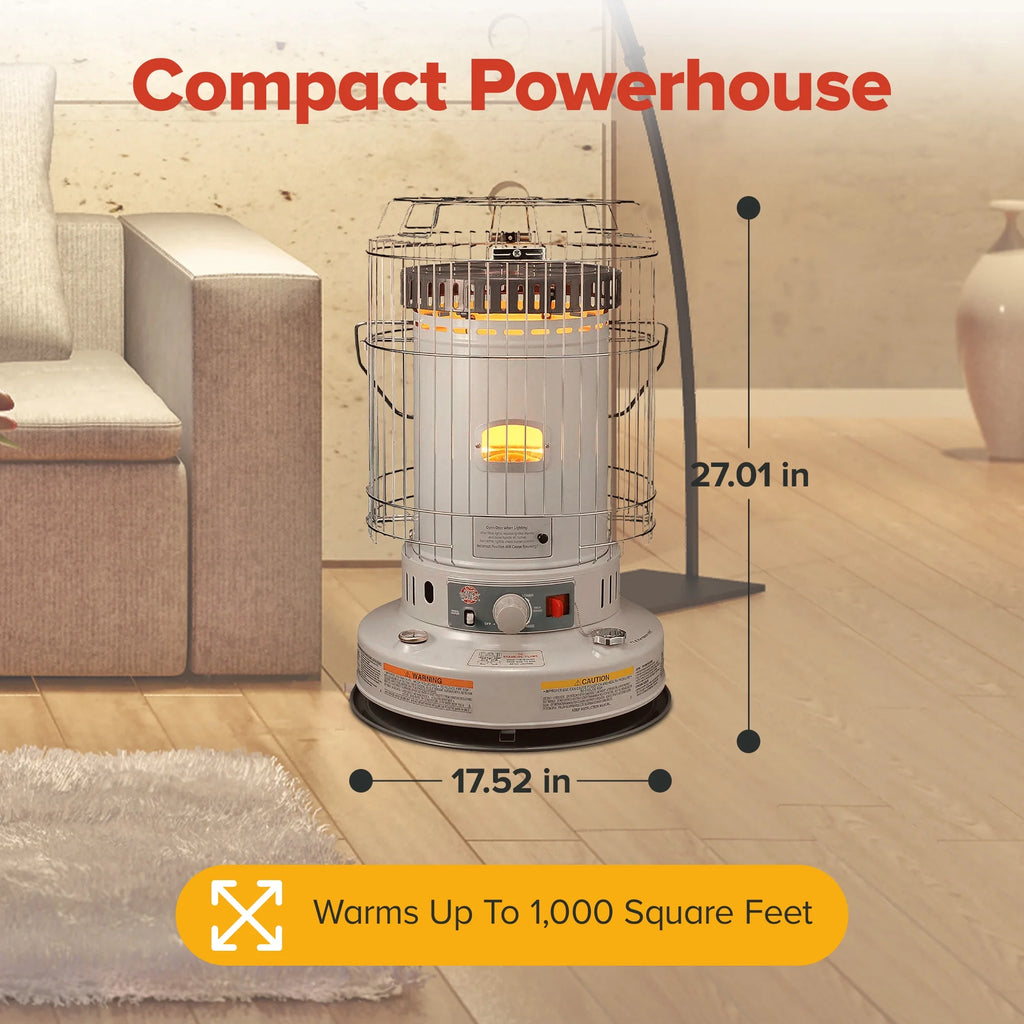Duraheat World Marketing 23,000-BTU Convection Heat Indoor Kerosene Heater KW-24G