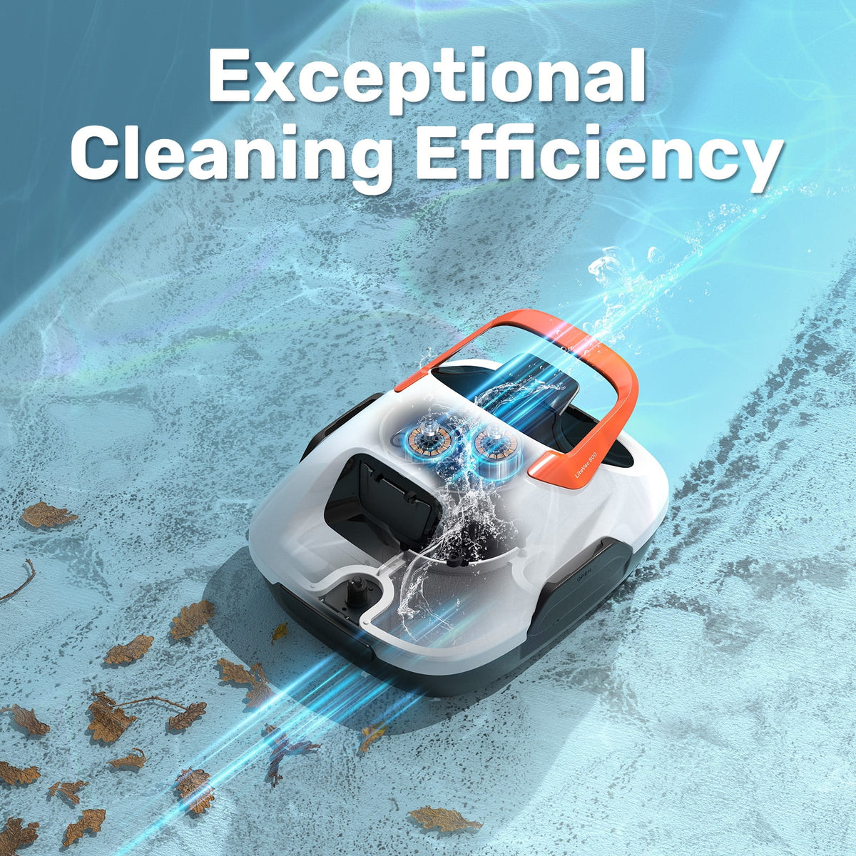 Gosvor Cordless Robotic Pool Vaccum Cleaner for Above Ground Flat Pools
