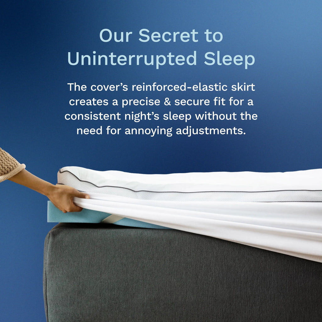 Viscosoft Hybrid Lux Dual Layer Mattress Topper - Twin Size a?? 4 Inch - CertiPUR-US Certified Gel Memory Foam