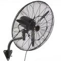 VEVOR Wall-Mount Misting Fan Oscillating Metal Fan 24.3'' 3 Speed Waterproof
