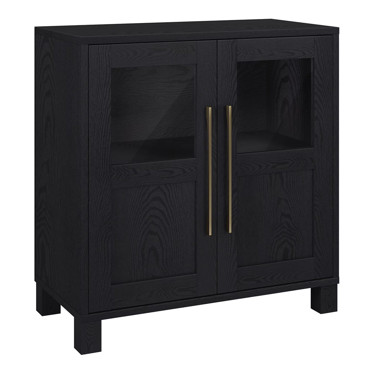 Evelyn&Zoe Holbrook Rectangular Accent Cabinet, Alder White