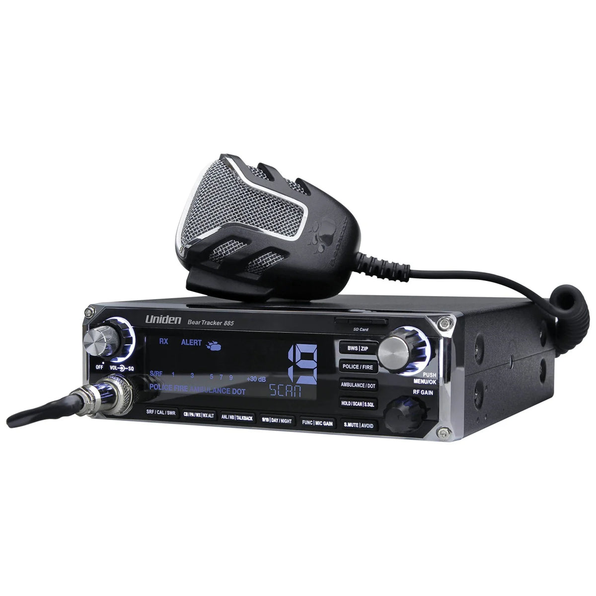 BearTracker 885 Hybrid CB Radio + Digital Scanner