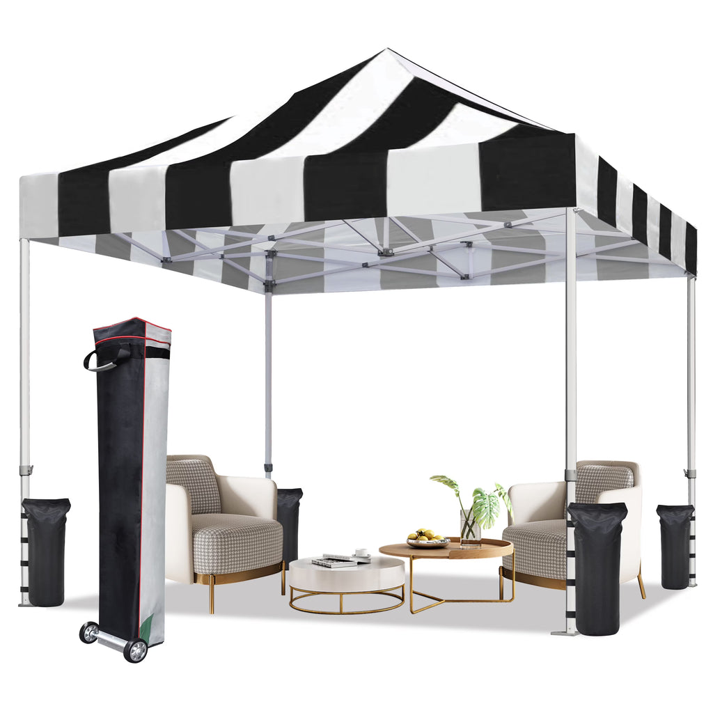 Eurmax Canopy 10' x 10' Beige Pop-up and Instant Outdoor Canopy