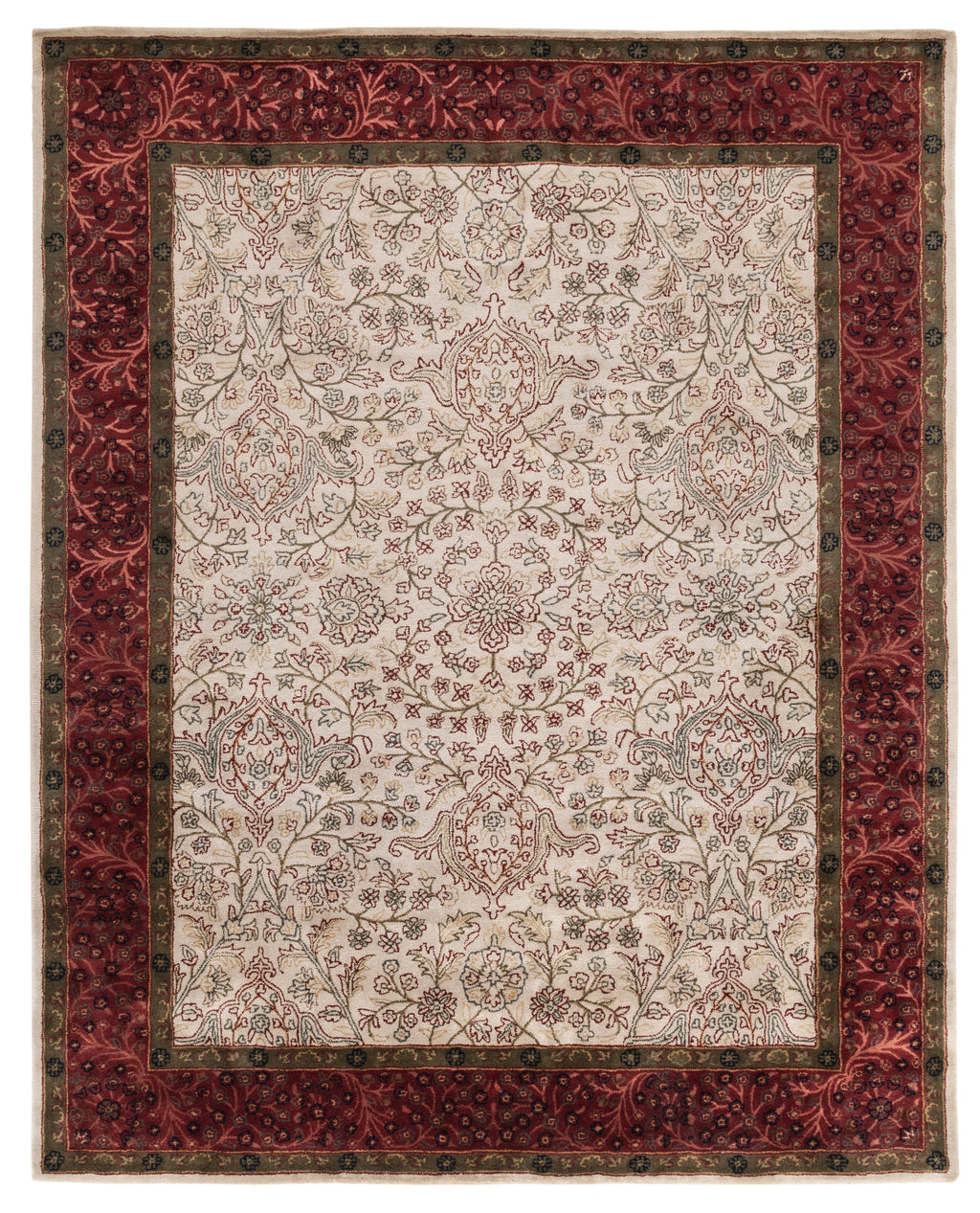 SAFAVIEH Persian Legend Joan Oriental Area Rug, Ivory/Rust, 7'6" x 9'6"