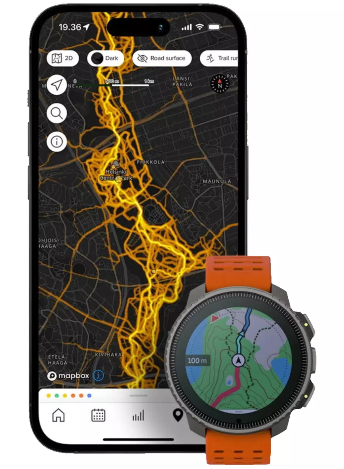 Suunto Vertical Watch, All Black, One Size
