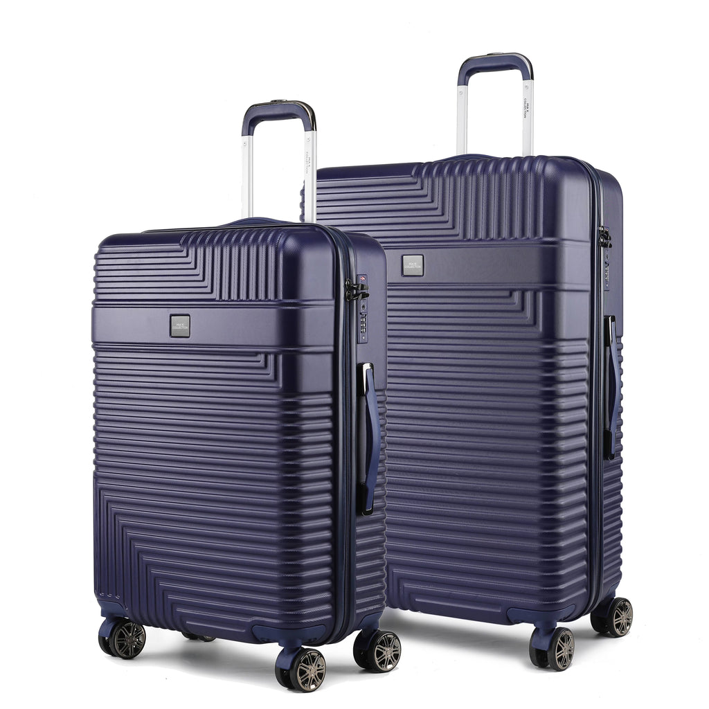 MKF Collection Felicity Extra Large & Large Hardside Luggage 2 pcs, Luxurious Travel Suitcase by Mia K - Rose Gold
