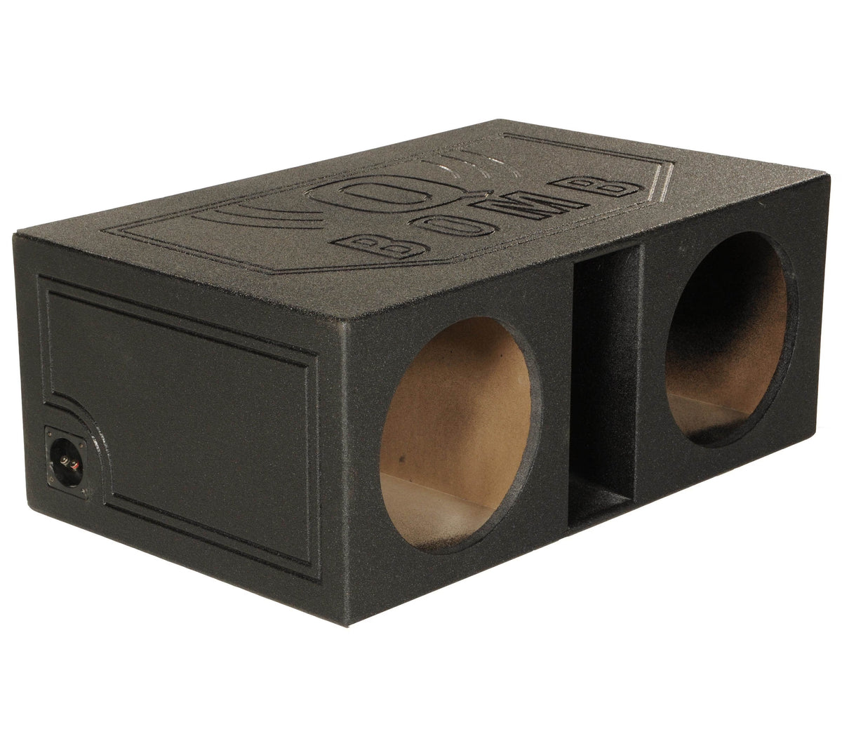 QPower QBOMB12VL 12 Inch Dual Vented Ported Car Subwoofer Sub Box Enclosure