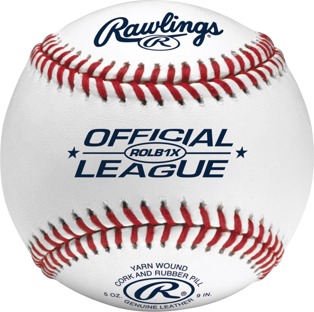 Rawlings | Bucket of 24 Practice/Game Baseballs | ROLB1X | Youth/14U Official League