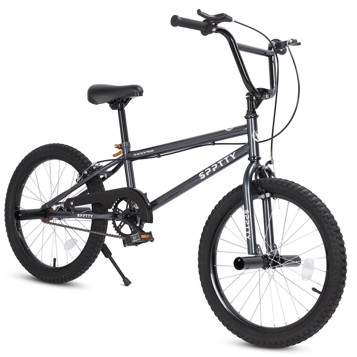 SPPTTY 20" Freestyle BMX Bike with 4 Pegs,Kids Bicycle for Teen Beginner, Age 7-14 Years,Multicolor
