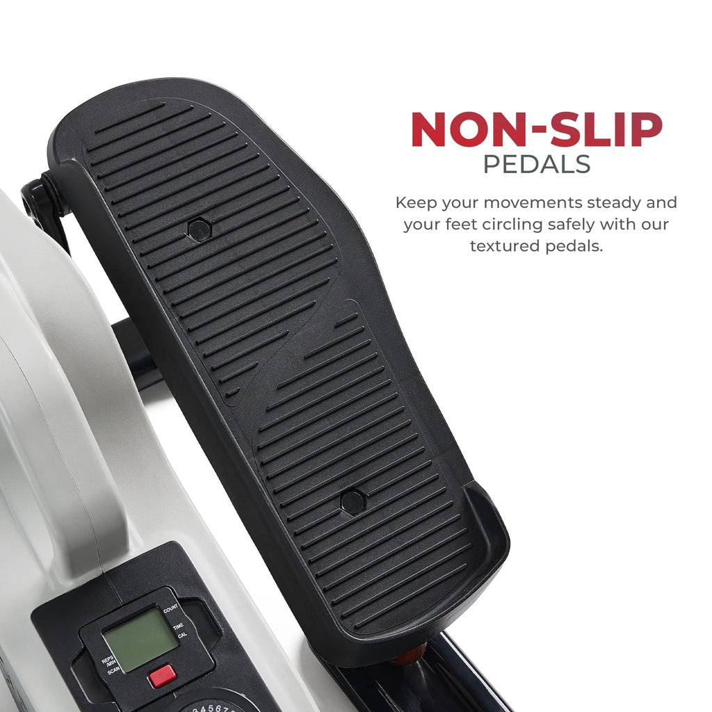 Sunny Health & Fitness Magnetic Under Desk Elliptical Peddler Exerciser - SF-E3872