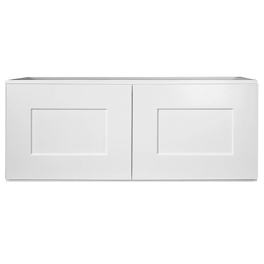 Design House 561621 Brookings Unassembled Shaker Wall Kitchen Cabinet 30x12x12, White