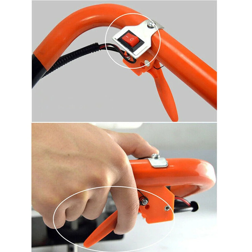 PRIJESSE Gas Powered Earth Digger Post Hole Digger with 3 Extension Rods + 3 Auger Drill Bits