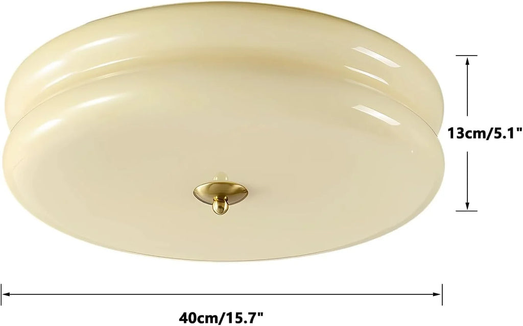 KCO Lighting Mid Century Modern LED Ceiling Lights Mint Green Glass Ceiling Lamp Large Hallway Ceiling Light