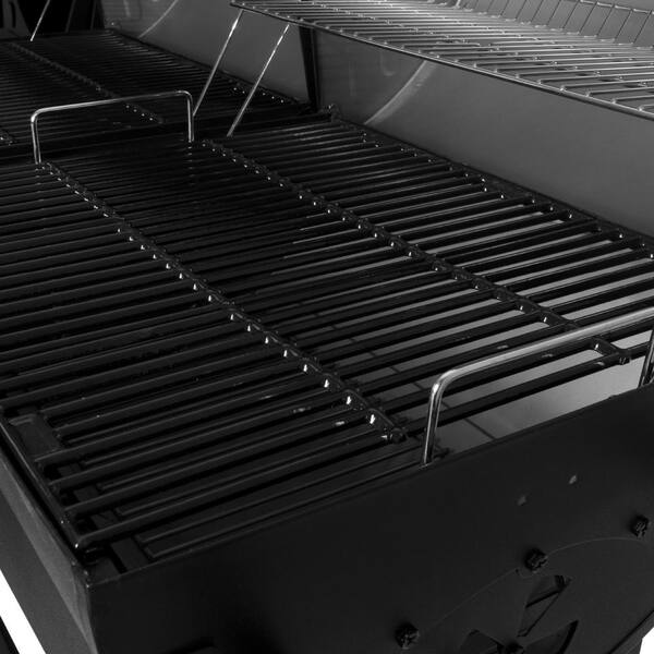 Double Play 1,260 sq., in. 3-Burner Gas and Charcoal Grill in Black