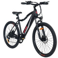 GOTRAX 26" Adult Electric Bike, 350W Motor up 20mph, Professional Electric Mountain Bikes, Black