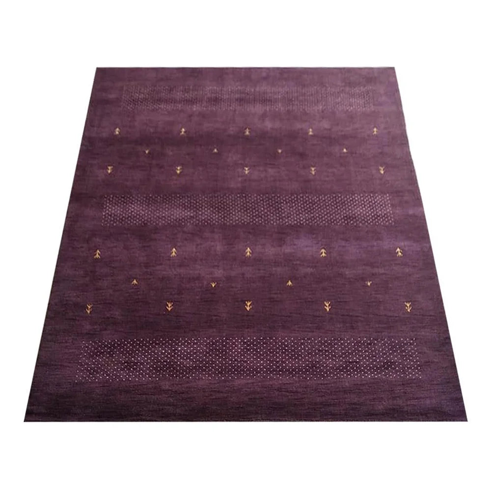 Rugsotic Carpets Handmade Rugs Hand Knotted Loom Rectangle 3'x5' Orange Wool for Indoor Use