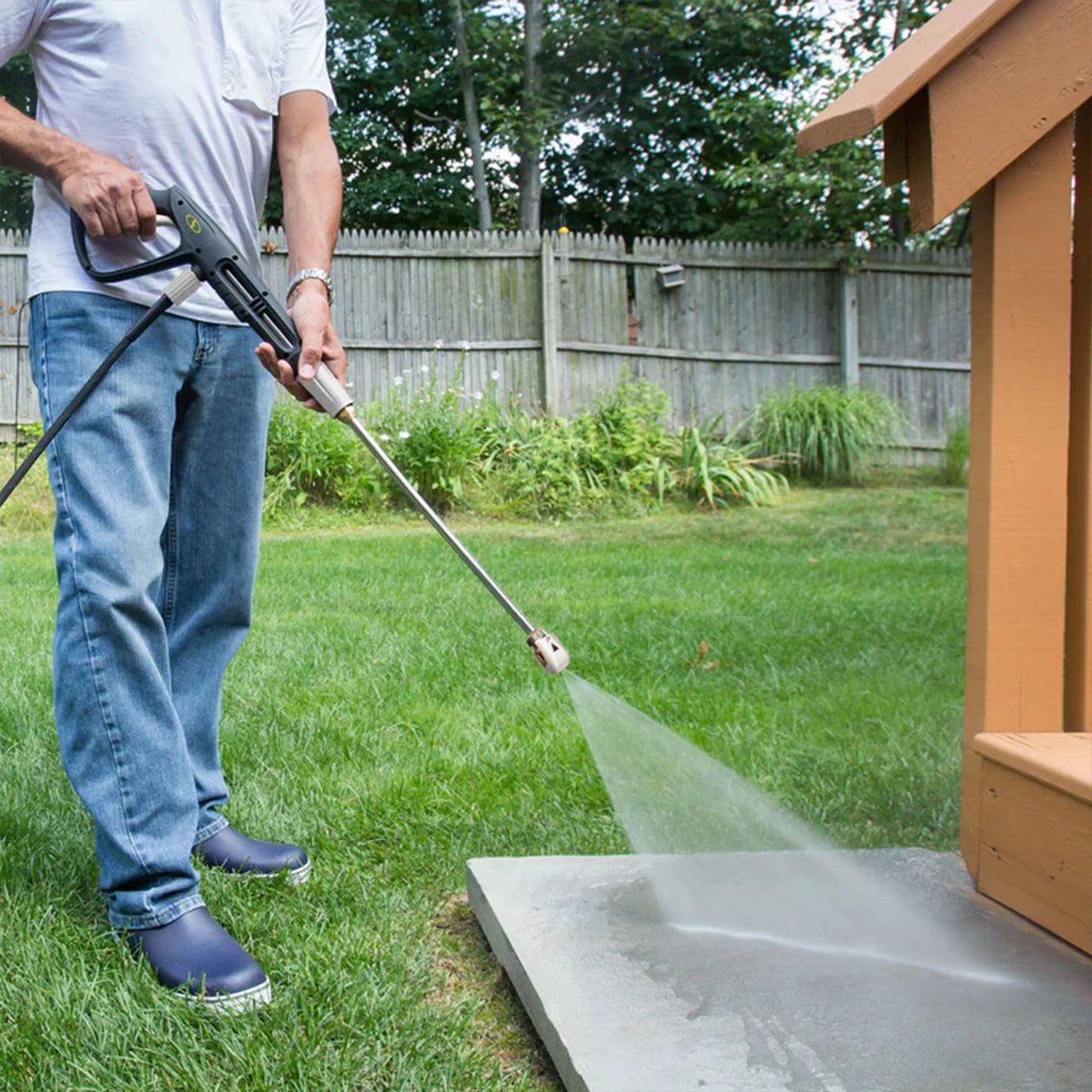 Sun Joe Electric Pressure Washer with Wheels and 3 Pack Pressure Washer Cleaner