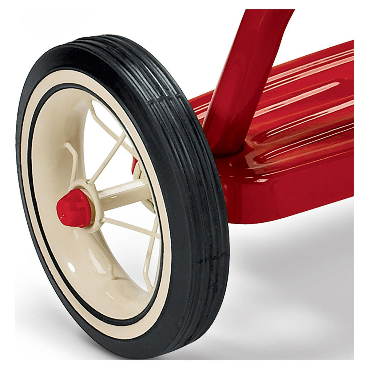 Radio Flyer. Classic Red Dual Deck Tricycle. 12″ Front Wheel. Red