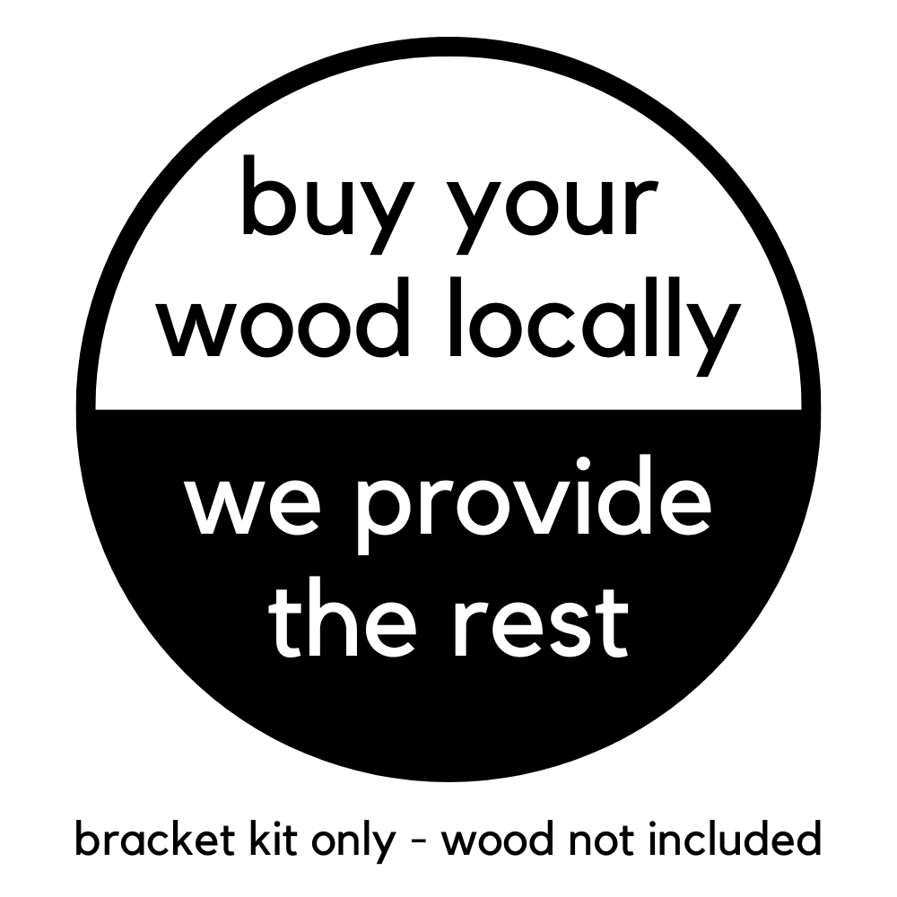 DIY Modern Deck Pergola Bracket Kit for Up to 12 x 22 Pergola Attached to Deck - Metal 6x6 Brackets for DIY Wood Pergola (Lumber Not Included)