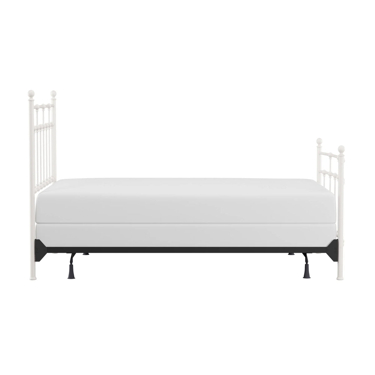 Hillsdale Furniture Providence Metal Full Bed with Spindle and Casting Design, Antique Bronze