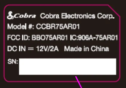 Cobra 75 All Road Wireless CB Radio - Bluetooth, AM/FM, Noise Cancellation, Waterproof IP66
