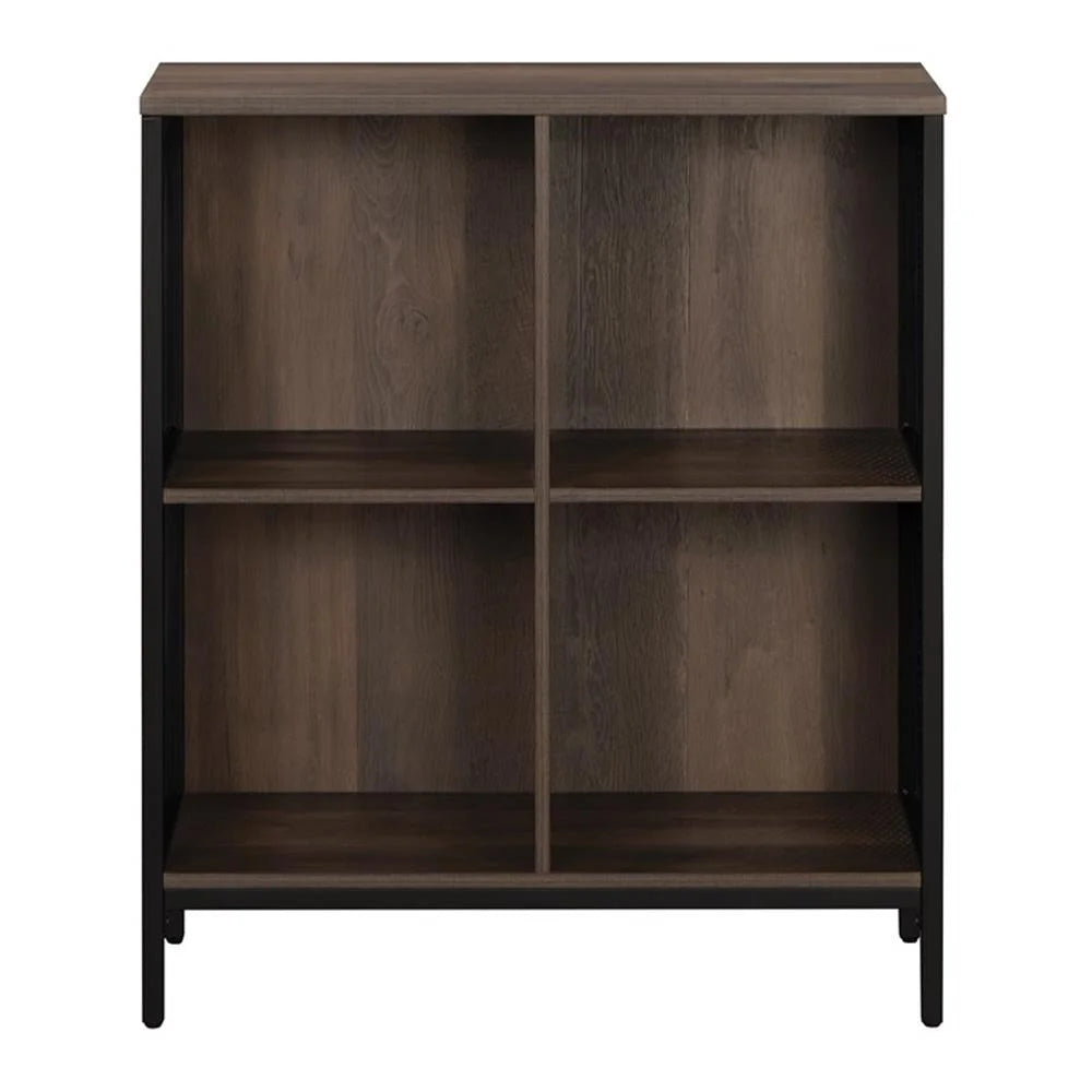 OSP Home Furnishings Ace 4 Cube Storage/Bookcase Engineered Wood in River Oak Finish
