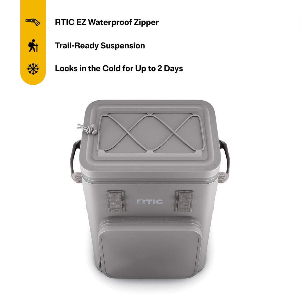 RTIC 24 Can Ultra-Tough Backpack Cooler, Leakproof Cooler, Waterproof Zipper, Navy