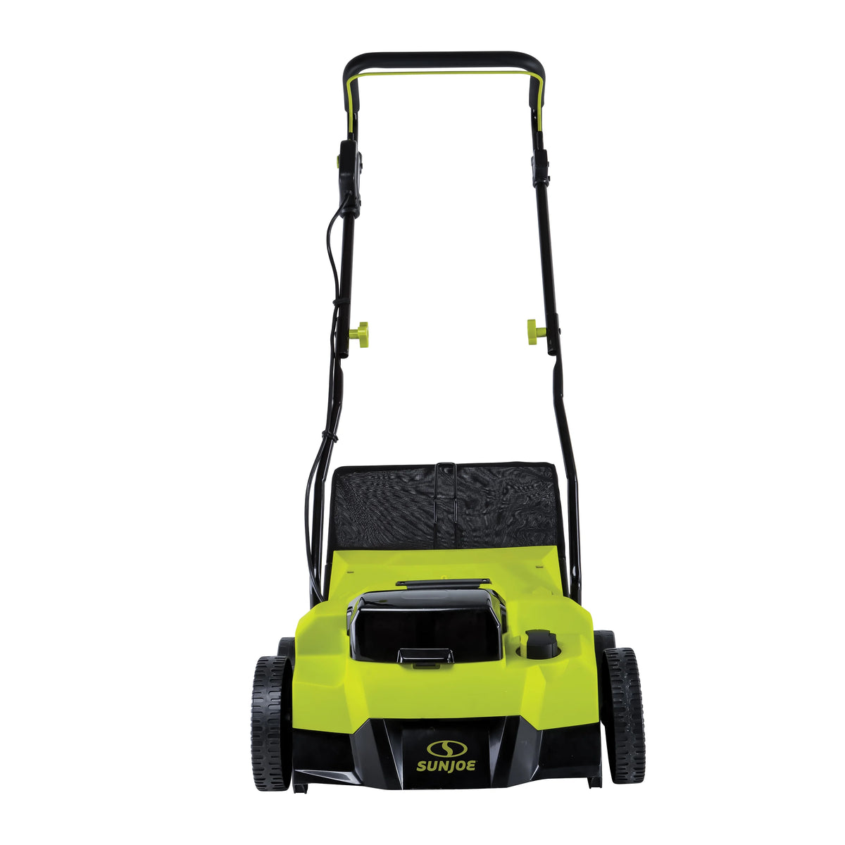 Sun Joe 14" Cordless Brushless Dethatcher + Scarifier, 5 Positions, 2 x 4.0-Ah Batteries & Charger