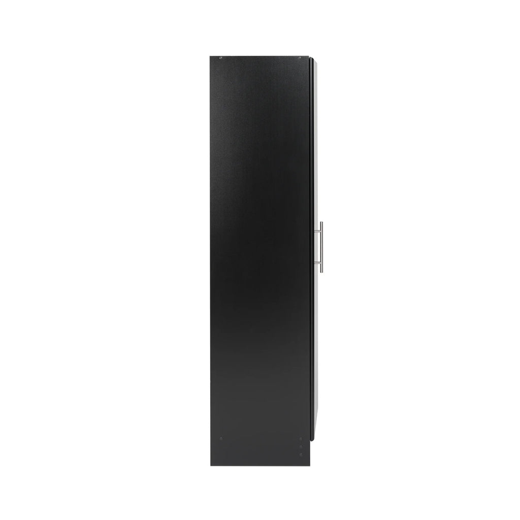 Prepac Elite 16" Storage Cabinet, Black Storage Cabinet, Bathroom Cabinet, Pantry Cabinet with 2 Adjustable Shelves, 16" D x 16" W x 65" H, BEB-1664