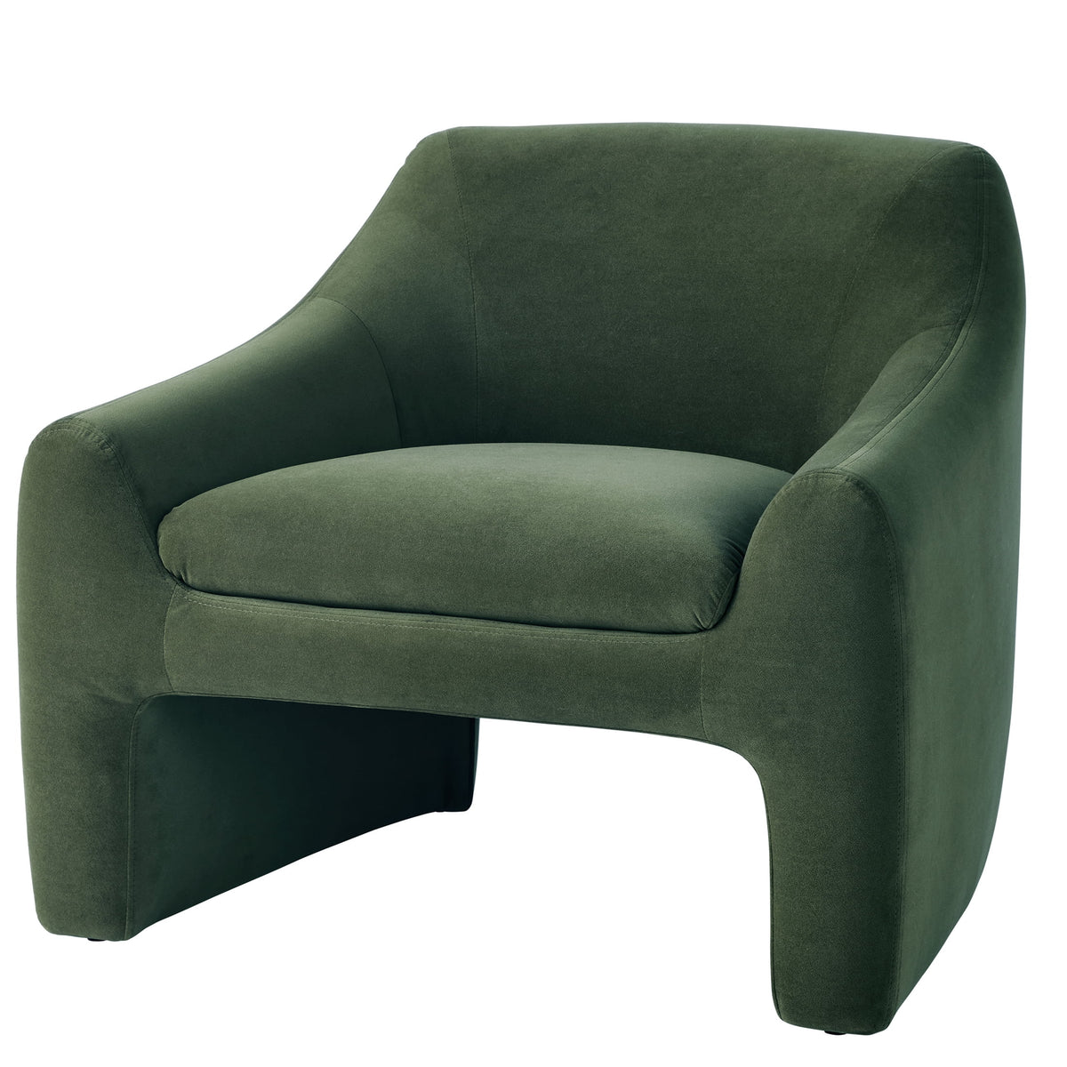 Better Homes & Gardens Emerson Curvy Accent Chair, Truffle Brown Boucle