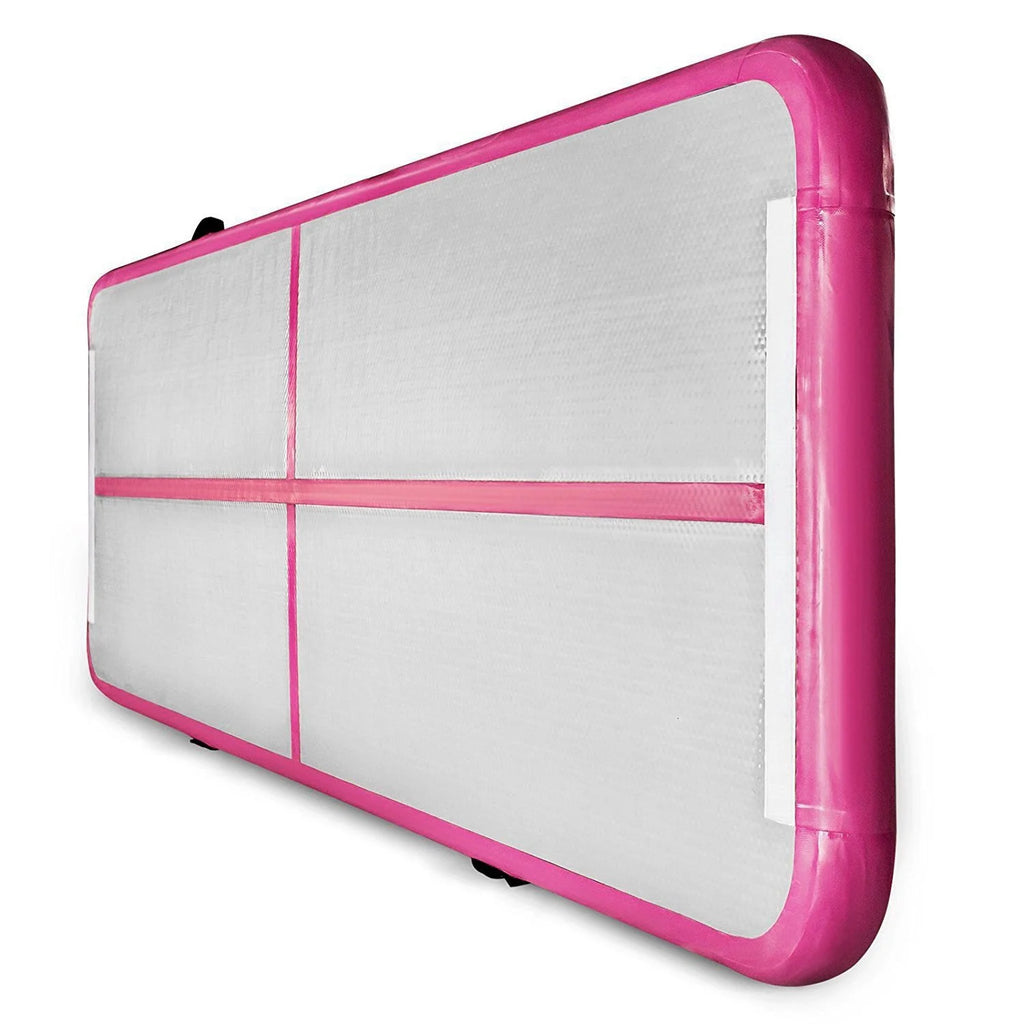 Fbsport 2m Width Pink 8m*2m*0.2m Air Track Floor Home Inflatable Gymnastics Tumbling Mat GYM+Pump